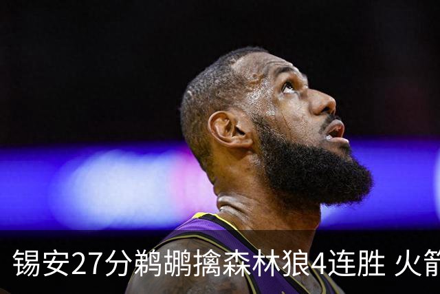 锡安27分鹈鹕擒森林狼4连胜 火箭送篮网5连败